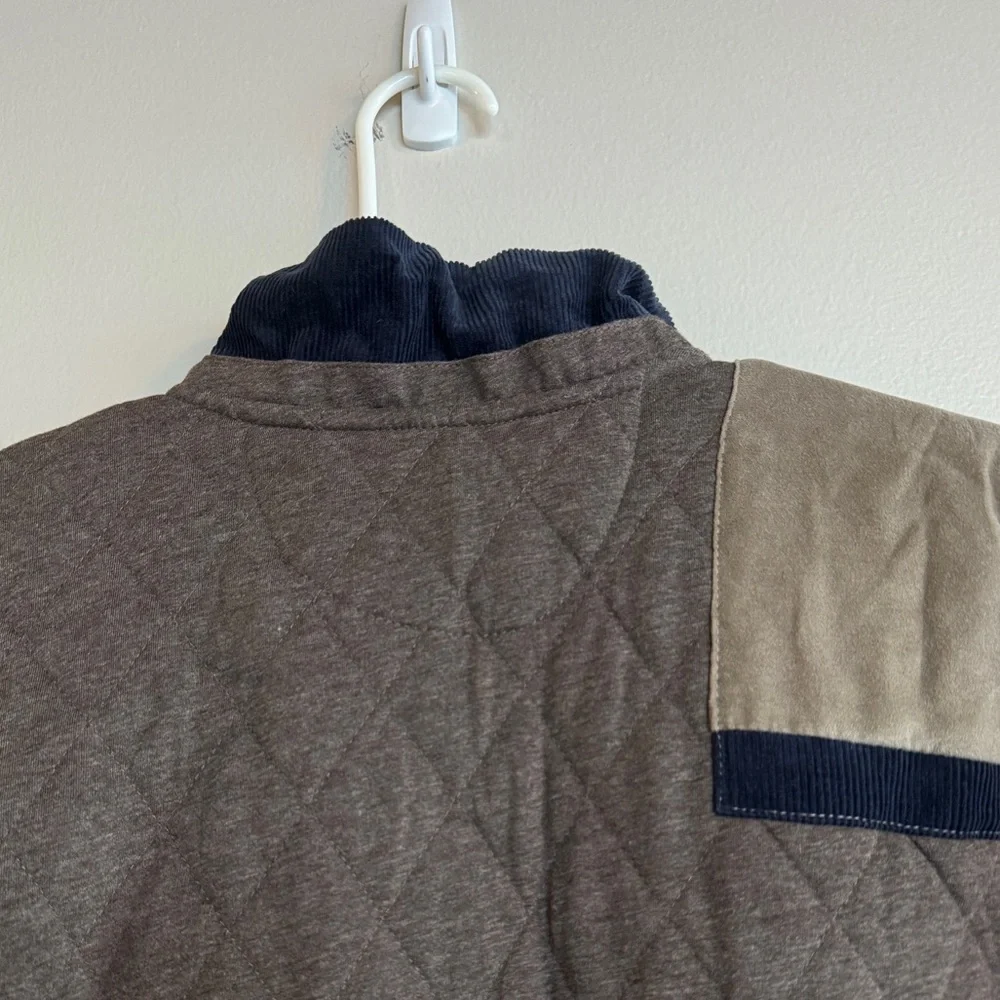 Southern Marsh Brown Quilted Sweatshirt - Picture 14 of 14